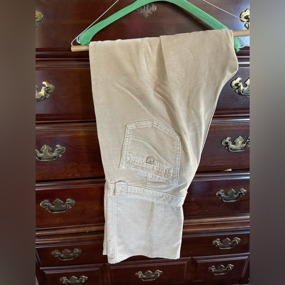 Gap velvet pants.